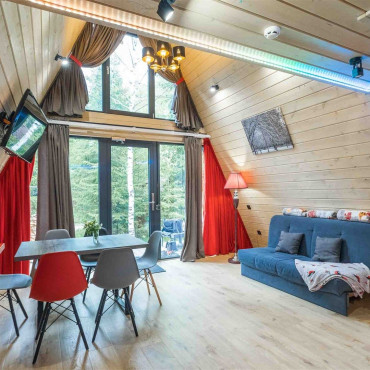 Коттедж "Новожилово A-frame Red"