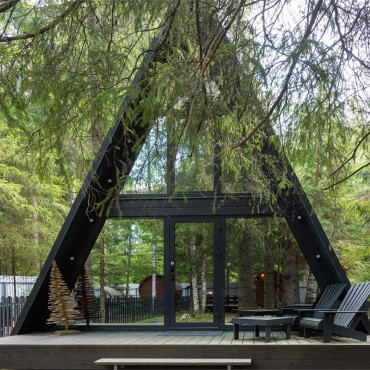 Коттедж "Новожилово A-frame Red"