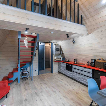 Коттедж "Новожилово A-frame Red"