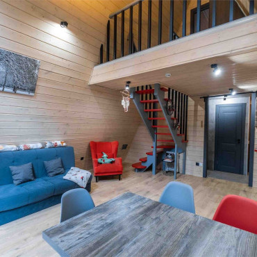 Коттедж "Новожилово A-frame Red"