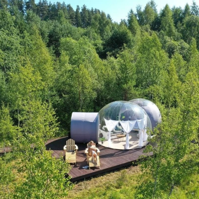 Номера в Bubble hotel Ecos 360