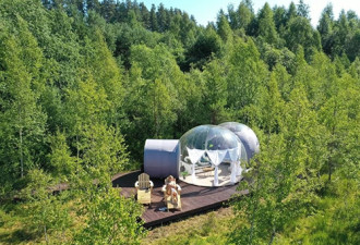 Номера в Bubble hotel Ecos 360