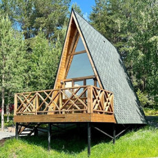 Дома А-фреймы База отдыха "ALDI-Karelia"