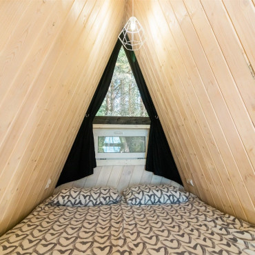 Дом "А-Фрейм «Черное-белое»"