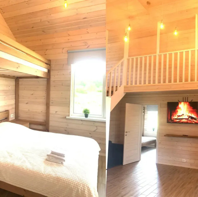 Дом капучино с сауной Сонный Залив