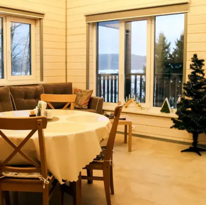 Дом на горе с сауной Сонный Залив