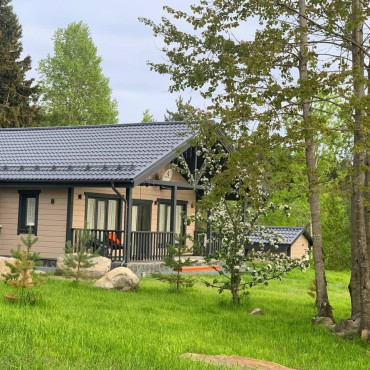 Коттедж ""Дом на горе" с сауной 80м2"