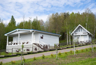 Дом с баней в парк-отеле Медвежья гора