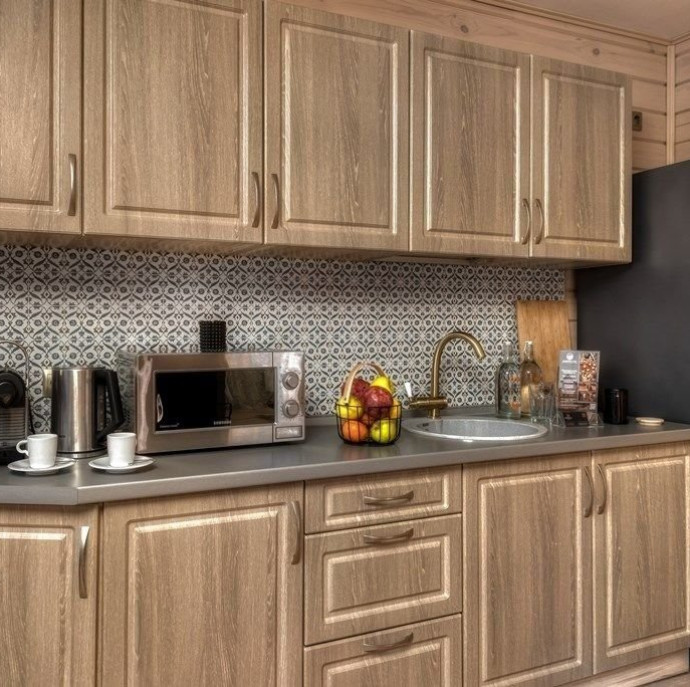 Дом с камином и кухней в парк-отеле Медвежья гора