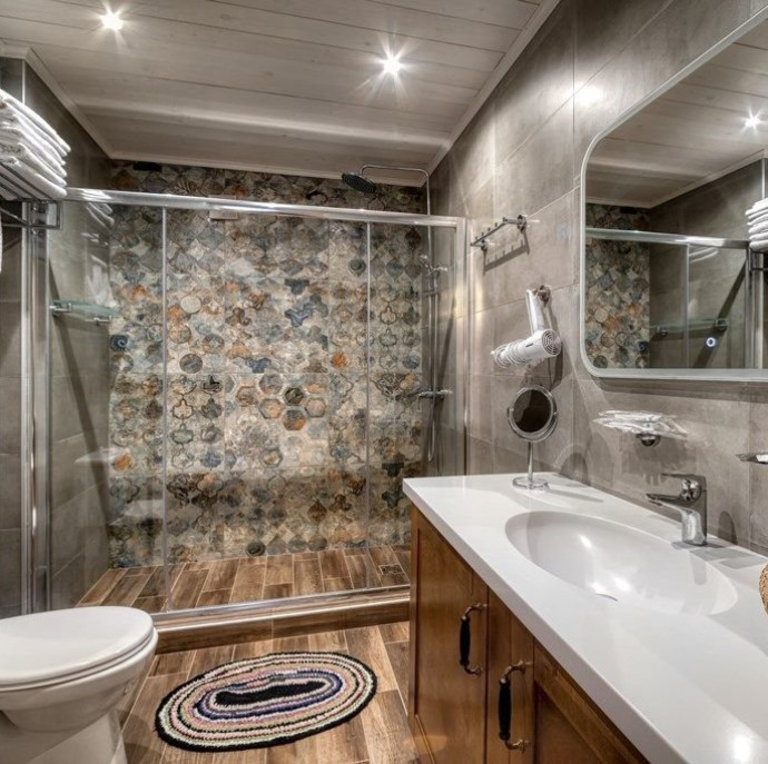 Дом с камином и кухней в парк-отеле Медвежья гора