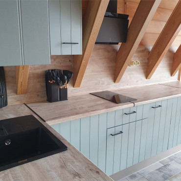 Коттедж "Коттедж А-Frame (шалаш) у озера на 6 человек"