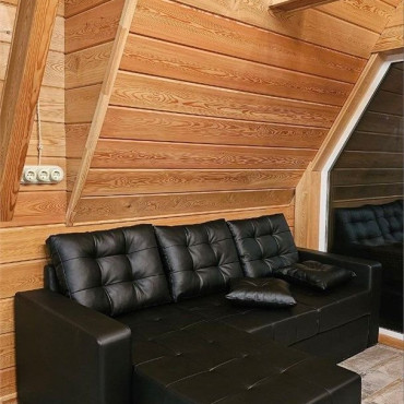 Коттедж "Коттедж А-Frame (шалаш) у озера на 6 человек"