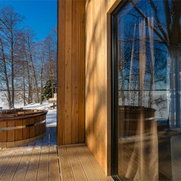 Барнхаус "Двухместный Барнхаус на берегу озера"