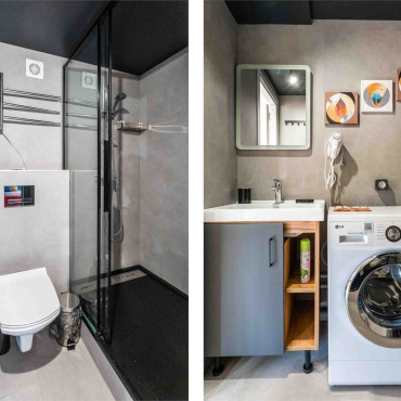 Коттедж "SPA Правдинское озеро O-frame Medium с баней-беседкой"