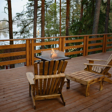 Палатка "Лодж на холме вид на озеро"