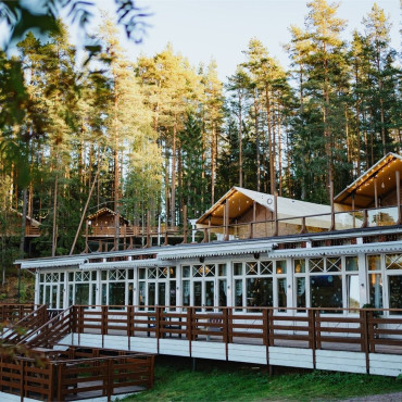 Сафари-тент "Терраса с 2 лоджами и купелью"