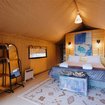 Сафари-тент "Терраса с 2 лоджами и купелью"