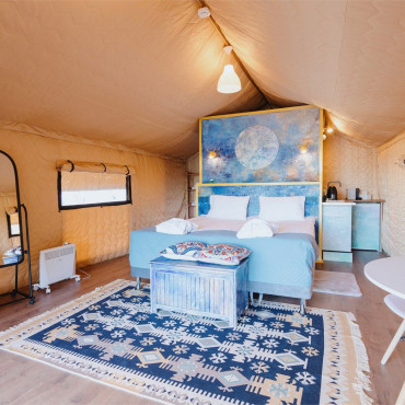 Сафари-тент "Терраса с 2 лоджами и купелью"