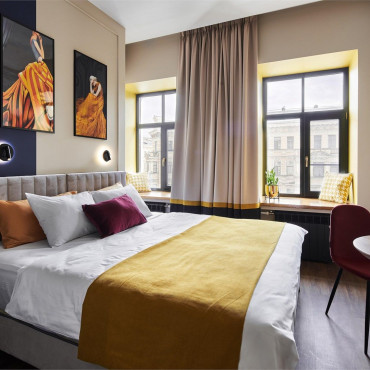 Номер "Номер-студио с видом на Невский проспект, от 17 кв.м"