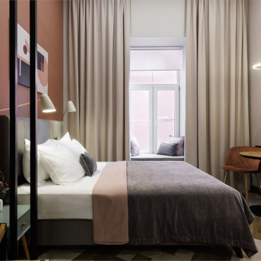 Номер "Двухуровневый номер-студио с видом во двор, от 20 кв.м"