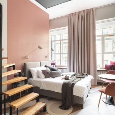 Номер "Двухуровневый номер-студио с видом на город, от 21 кв.м"