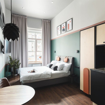 Номер "Стандартный номер-студио с видом на город, от 18 кв.м"