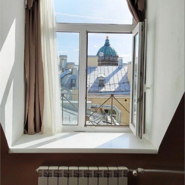 Номер ""Улучшенный на Мансарде с Видом на купол Казанского Собора""