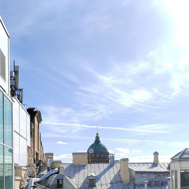 Номер ""Улучшенный на Мансарде с Видом на купол Казанского Собора""