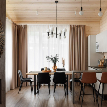 Коттедж "Одноэтажный коттедж с дровяным камином и личной зоной BBQ"