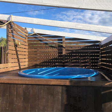 Коттедж "«Лунный залив для двоих» 42м2 с купелью под открытым небом"