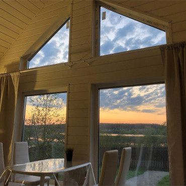 Коттедж "«Лунный залив для двоих» 42м2 с купелью под открытым небом"