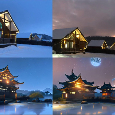 Коттедж "«Лунный залив для двоих» 42м2 с купелью под открытым небом"