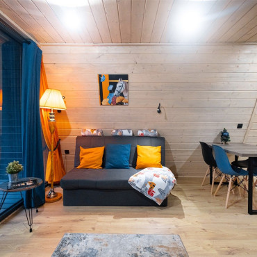 Коттедж "Правдинское озеро A-frame Orange"