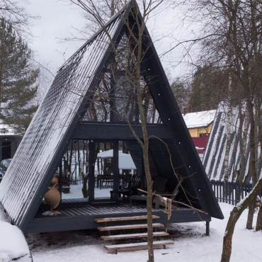 Коттедж "Правдинское озеро A-frame Orange"