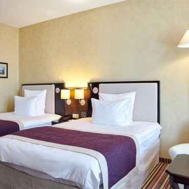 Номер "Стандарт с двумя кроватями и балконом | Вид на Неву"