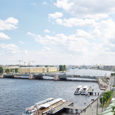 Номер "Полулюкс с террасой | Вид на Неву"