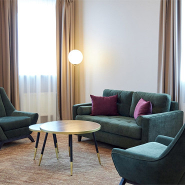 Номер "Двухкомнатный люкс с террасой | Вид на Неву"