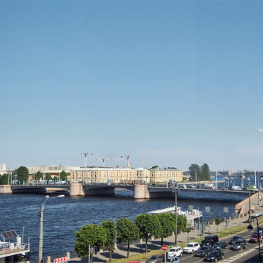 Номер "Студио с одной кроватью | Вид на Неву"