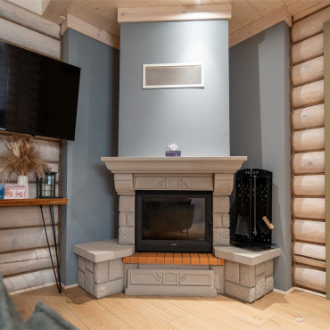 Коттедж "Коттедж "Калина" Премиум с камином 6-8 персон"