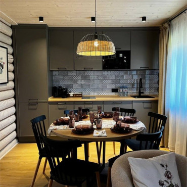 Коттедж "Коттедж "Калина" Премиум с камином 6-8 персон"