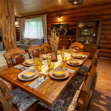 Коттедж "Коттедж "Кедр" Комфорт+ 8-10 персон"