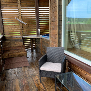 Коттедж "«Сонный залив» с сауной и купелью 85м2