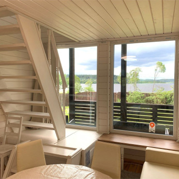 Коттедж "«Сонный залив» с сауной и купелью 85м2