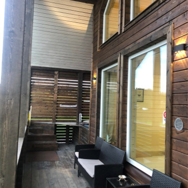 Коттедж "«Сонный залив» с сауной и купелью 85м2