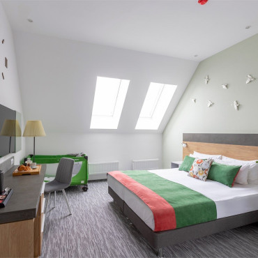 Номер "Модерн с мансардными окнами"