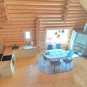 Коттедж ""Тихий залив" с камином и дровяной баней"