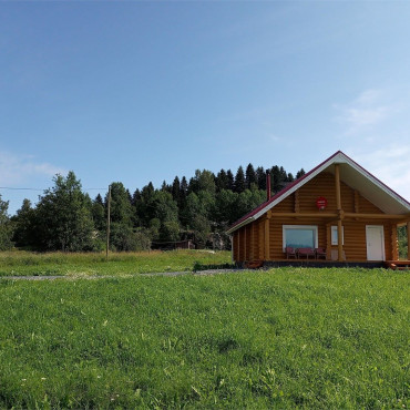 Коттедж ""Тихий залив" с камином и дровяной баней"