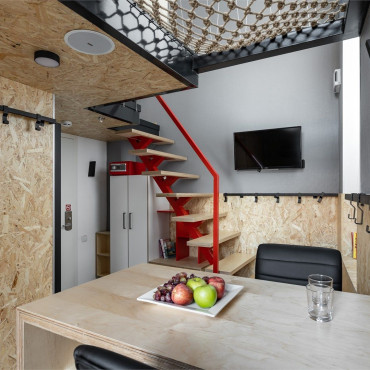 Номер "Дизайнерские двухуровневые апартаменты "Малевич""