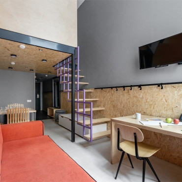 Номер "Дизайнерские двухуровневые апартаменты "Попова""