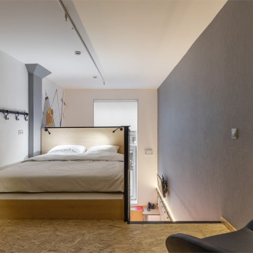 Номер "Дизайнерские двухуровневые апартаменты "Кандинский""